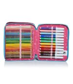 Astuccio Maxi 2 ZIP SJ GANG, SWEET WAVE, Fuxia - immagine 4