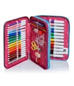 Astuccio Maxi 2 ZIP SJ GANG, SWEET WAVE, Fuxia - immagine 5