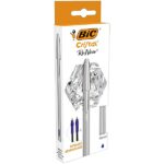 Bic 92065 Penna Sfera Con Cappuccio Cristal Re'New 1Mm Blu