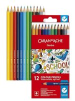 CARAN D'ACHE 1290.712 - Matite colorate School, confezione da 12 - immagine 3