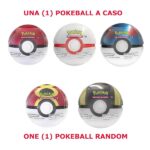 Carte Pokemon TIN POKEBALL Metallo 2025 - VERSIONE ITALIANA - Contiene 3 buste - ORIGINE PERDUTA e altre - UNA (1) POKE BALL Casuale - immagine 3