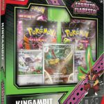 Collezione illustrazione Kingambit dell’espansione Scarlatto e Violetto - Segreto Fiabesco del GCC Pokémon (1 carta promozionale olografica, 2 carte olografiche e 4 buste di espansione), italiano