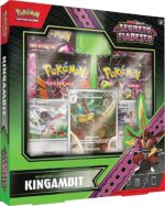 Collezione illustrazione Kingambit dell’espansione Scarlatto e Violetto - Segreto Fiabesco del GCC Pokémon (1 carta promozionale olografica, 2 carte olografiche e 4 buste di espansione), italiano