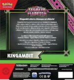 Collezione illustrazione Kingambit dell’espansione Scarlatto e Violetto - Segreto Fiabesco del GCC Pokémon (1 carta promozionale olografica, 2 carte olografiche e 4 buste di espansione), italiano - immagine 5