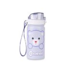 Colourbook - Borraccia Termica Coccolotti 400ml, Acciaio Inox Doppia Parete, Mantiene Caldo/Freddo 12 Ore, Beccuccio Silicone Morbido, Chiusura Sicura, Gancio Integrato (Classic Lilla)