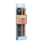 Colourbook Trudi - Set 3 Penne Gel Cancellabili Ricaricabili, Gomma a semisfera, Diametro Punta 0,7 mm - immagine 3