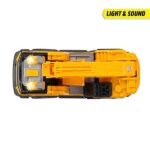 Dickie Toys - Escavatore Cm. 30, con braccio girevole a 360°, perfetto per giocare sulla sabbia, con luci e suoni, a partire dai 3 anni, 203306026 - immagine 5