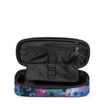 EASTPAK ASTUCCIO OVAL SINGLE DREAMFLOWER DARK COLORE NERO E VIOLA CON FIORI - immagine 3