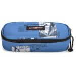 EASTPAK Oval Single Astuccio Portapenne, Taglia Unica, Blu (Tags Blue)
