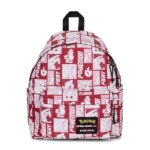 EASTPAK ZAINO POKEMON BURGUNDY DAY PAK'R 24 LITRI COLORE BIANCO E ROSSO EDIZIONE LIMITATA 2025 TASCA LATERALE PORTA BORRACCIA E TASCA SUL RETRO CON CERNIERA