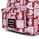 EASTPAK ZAINO POKEMON BURGUNDY DAY PAK'R 24 LITRI COLORE BIANCO E ROSSO EDIZIONE LIMITATA 2025 TASCA LATERALE PORTA BORRACCIA E TASCA SUL RETRO CON CERNIERA - immagine 6