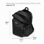 Eastpak Pinnacle Zaino 38L (42 x 32 x 25,5 cm), zaino grande scuola e viaggio, multi-scomparto resistente con organizer e spallacci imbottiti - ULTRA MARINE - immagine 6