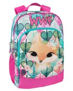 Franco Cosimo Panini WWF - Zaino Illustrato Trolley STACCABILE Regolabile con Maniglia e Spallacci a Scomparsa, Cerniera e Tasca Frontale Zip - Zainetto Bambina - Zaino Scuola cm 36x23X47H - immagine 3