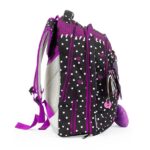 GO POP Zaino Love Dark Estensibile Round Per Bambine, 3 Scomparti E Tasche Interne, Schienale E Spallacci Imbottiti, Con Fascia Personalizzata E Pop Up, Per Scuole Elementari e Medie - immagine 4
