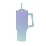 IDRINK - Tumbler borraccia termica da viaggio, 1,2 Lt con manico e cannuccia