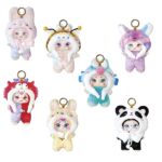 KIMMON Peluche da collezione Blind Box - Serie Dreams of The Wilderness, articolabile, 6 figure + 1 segreto, 16-17 cm, 1 pezzo casuale (Deqube 920D00311)