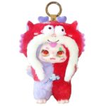 KIMMON Peluche da collezione Blind Box - Serie Dreams of The Wilderness, articolabile, 6 figure + 1 segreto, 16-17 cm, 1 pezzo casuale (Deqube 920D00311) - immagine 5