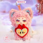 KIMMON Peluche da collezione Blind Box - Serie Spring New Growth articolabile, 6 figure + 2 segreti, 17-18 cm, 1 pezzo casuale (Deqube 920D00312) - immagine 5