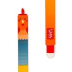 LEGAMI - Set di 15 penne gel cancellabili con inchiostro cancellabile termosensibile, gamma di colori dell'inchiostro e design del corpo, punta da 0,7 mm, design con animali, panda, pollo, dinosauro - immagine 4