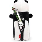 LEGAMI Set di 7 penne gel cancellabili + astuccio per matite super morbido + portachiavi in peluche in regalo | Set di articoli di cancelleria per la scuola per bambini, adolescenti e studenti | - immagine 5