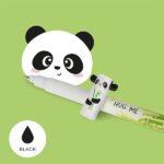 LEGAMI Set di 7 penne gel cancellabili + astuccio per matite super morbido + portachiavi in peluche in regalo | Set di articoli di cancelleria per la scuola per bambini, adolescenti e studenti | - immagine 7