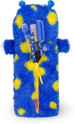 LEGAMI Set di 7 penne gel cancellabili + astuccio super morbido + portachiavi in peluche set regalo | Cancelleria per il ritorno a scuola per bambini, adolescenti e studenti | Simpatici disegni a tema - immagine 3