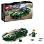 LEGO 76907 Speed Champions Lotus Evija Race Car Modello Giocattolo per Bambini, Set da Collezione con Minifigure Racing Driver