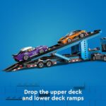 LEGO City 60408 - Autotransporter con Sportwagen, Muslcar e Hot Rod (998 pezzi) - immagine 5