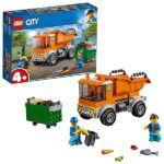 LEGO City Great Vehicles Camion della Spazzatura con 2 Minifigure e Accessori, Macchine Giocattolo per Bambini, 60220