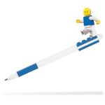 LEGO Iconic Articoli da Scrittura: Creativa Penna a Gel Asciugatura Rapida con Piastrella LEGO - Set di Colori, Punta Fine 0.5 - Strumento da Scrittura per Ufficio