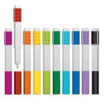 LEGO Iconic Articoli da Scrittura confezione da 10: Creativo Penna a Gel Asciugatura Rapida con Piastrella LEGO - Set di 10 Colori, Punta Fine 0.7 - Strumento da Scrittura per Ufficio - immagine 8