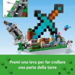 LEGO Minecraft L'Avamposto della Spada Giocattolo da Costruire con Figure di Creeper, Soldato, Guerriero Guardiano e Scheletro, Giochi per Bambini e Bambine da 8 Anni, Idea Regalo di Compleanno 21244 - immagine 5
