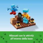 LEGO Minecraft L'Avamposto della Spada Giocattolo da Costruire con Figure di Creeper, Soldato, Guerriero Guardiano e Scheletro, Giochi per Bambini e Bambine da 8 Anni, Idea Regalo di Compleanno 21244 - immagine 6