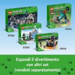 LEGO Minecraft L'Avamposto della Spada Giocattolo da Costruire con Figure di Creeper, Soldato, Guerriero Guardiano e Scheletro, Giochi per Bambini e Bambine da 8 Anni, Idea Regalo di Compleanno 21244 - immagine 8
