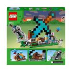 LEGO Minecraft L'Avamposto della Spada Giocattolo da Costruire con Figure di Creeper, Soldato, Guerriero Guardiano e Scheletro, Giochi per Bambini e Bambine da 8 Anni, Idea Regalo di Compleanno 21244 - immagine 10