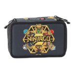 LEGO® NINJAGO® Astuccio Rettangolare 3 Zip, Tirazip Personalizzati, Contenuto FILA