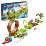 LEGO Sonic the Hedgehog Sfida del Giro della Morte nella Green Hill Zone di Sonic, Gioco da Costruire per Bambini e Bambine con 9 Personaggi tra cui Dr. Eggman e Amy, Idea Regalo di Compleanno 76994