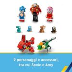 LEGO Sonic the Hedgehog Sfida del Giro della Morte nella Green Hill Zone di Sonic, Gioco da Costruire per Bambini e Bambine con 9 Personaggi tra cui Dr. Eggman e Amy, Idea Regalo di Compleanno 76994 - immagine 7