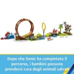 LEGO Sonic the Hedgehog Sfida del Giro della Morte nella Green Hill Zone di Sonic, Gioco da Costruire per Bambini e Bambine con 9 Personaggi tra cui Dr. Eggman e Amy, Idea Regalo di Compleanno 76994 - immagine 8