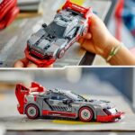 LEGO Speed Champions Auto da Corsa Audi S1 E-Tron Quattro, Modellino da Costruire di Macchina Giocattolo per Bambini e Bambine da 9 Anni in su con Minifigure del Pilota, Veicolo da Esposizione 76921 - immagine 6