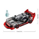LEGO Speed Champions Auto da Corsa Audi S1 E-Tron Quattro, Modellino da Costruire di Macchina Giocattolo per Bambini e Bambine da 9 Anni in su con Minifigure del Pilota, Veicolo da Esposizione 76921 - immagine 7