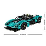 LEGO Technic Aston Martin Valkyrie - Modellino da Costruire di Auto Sportiva - Macchina Giocattolo con Motore V12 e Porte Apribili - Regalo da Collezione per Bambini e Bambine da 9 Anni in su - 42208 - immagine 7