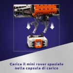 LEGO Technic Astronave Heavy Cargo VTOL LT81, Giochi per Bambini e Bambine da 10 Anni in su, Aereo Spaziele Giocattolo da Costruire per le Missioni Spaziali, Veicolo con Funzioni Realistiche 42181 - immagine 5