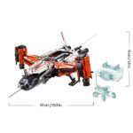 LEGO Technic Astronave Heavy Cargo VTOL LT81, Giochi per Bambini e Bambine da 10 Anni in su, Aereo Spaziele Giocattolo da Costruire per le Missioni Spaziali, Veicolo con Funzioni Realistiche 42181 - immagine 9