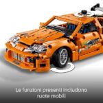 LEGO Technic Fast and Furious Toyota Supra MK4 - Macchina Giocattolo con Motore 6 Cilindri e Portiere Apribili - Modello di Auto per Bambini da 9 Anni o per Adulti Fan dei Sport Automobilistici 42204 - immagine 3