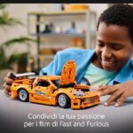LEGO Technic Fast and Furious Toyota Supra MK4 - Macchina Giocattolo con Motore 6 Cilindri e Portiere Apribili - Modello di Auto per Bambini da 9 Anni o per Adulti Fan dei Sport Automobilistici 42204 - immagine 6