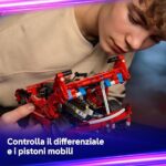 LEGO Technic Ferrari FXX K Macchina Giocattolo - Modello di Auto da Corsa per il Gioco e l'Esposizione con Motore V12, Differenziale e Pistoni Mobili - Idea Regalo per Bambini da 10 Anni - 42212 - immagine 6