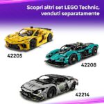 LEGO Technic Ferrari FXX K Macchina Giocattolo - Modello di Auto da Corsa per il Gioco e l'Esposizione con Motore V12, Differenziale e Pistoni Mobili - Idea Regalo per Bambini da 10 Anni - 42212 - immagine 8