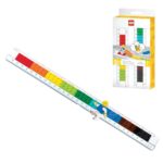 LEGO cancelleria - righello montabile con minifigure