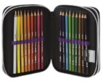 LYON GAMER - Astuccio Scuola Ufficiale Lyon Gamer, Astuccio 3 Scomparti Bambino e Bambina con Set Cancelleria, Penna Cancellabile Blu Frixion e Pratica Chiusura a Zip, 20x13Hx7 cm, Multicolore - immagine 3